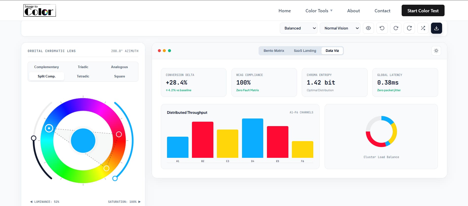 Advanced Color Wheel and Design System Studio