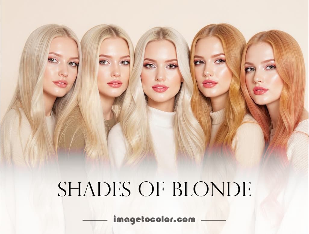 Spectacular Different Shades Of Blonde Artwork Photography Spectacular Different Shades Of Blonde Artwork Photography